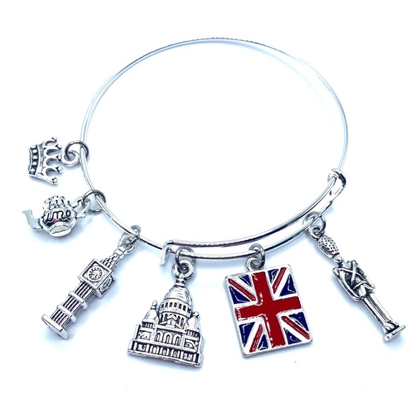 England Bracelet Great Britain UK British May Be Personalized - Picture 2 of 7
